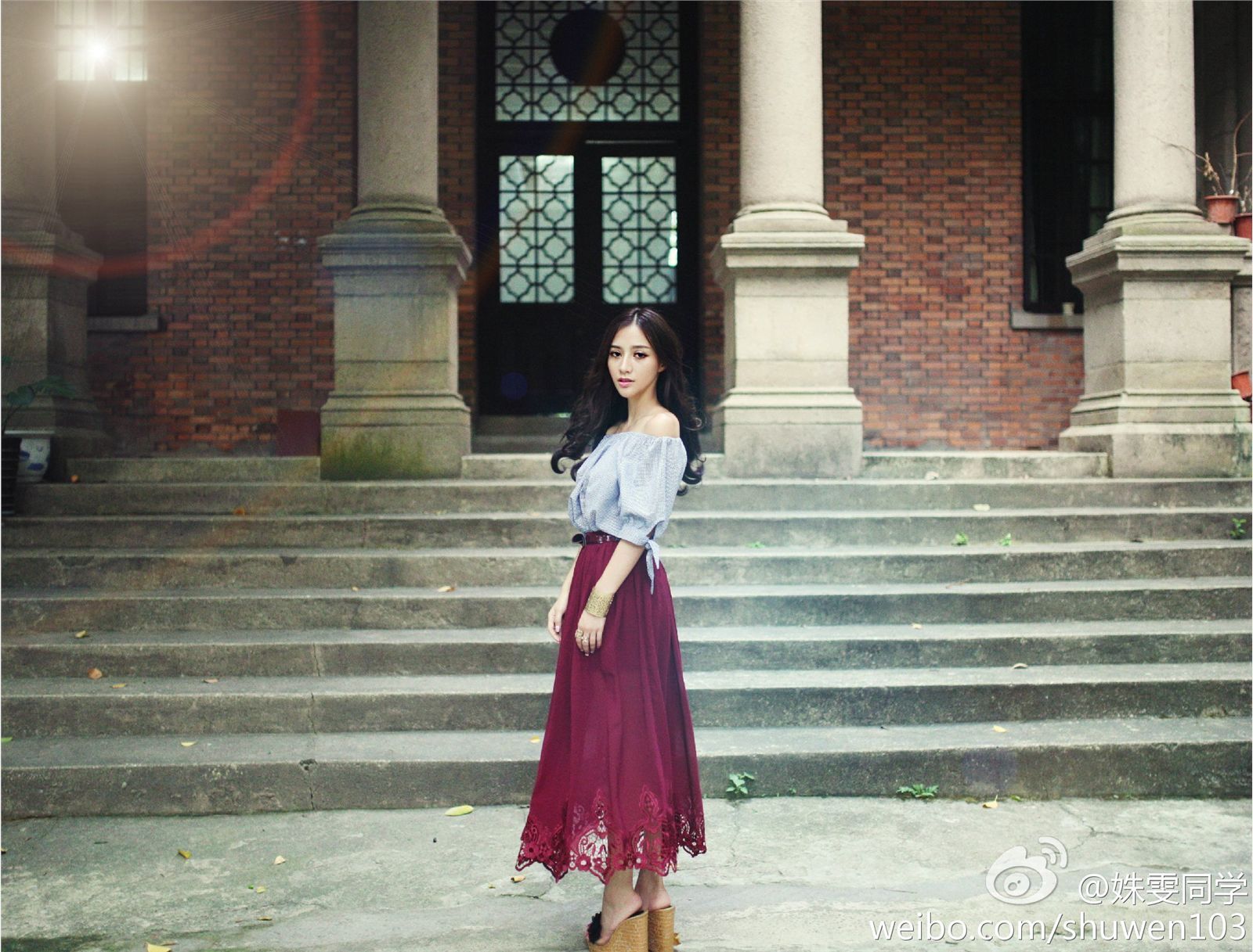 福师大中俄混血校花姝雯同学走红私照美到窒息 1